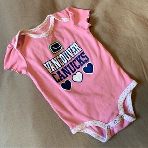 NHL | Vancouver Canucks 18M Pink Onsie